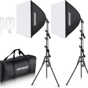 NEEWER 700W Equivalent Softbox Lighting Kit